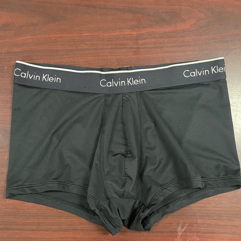 Men's Calvin Klein underwear, boxer briefs, size medium.